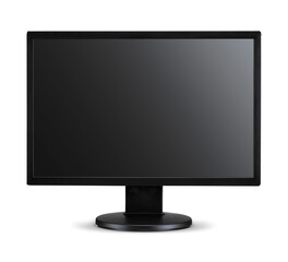 computer monitor, screen isolated on white background.