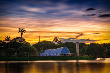 Igreja São Francisco de Assis, Lagoa da Pampulha, Belo Horizonte, Minas Gerais, Brazil.