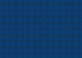 Classic traditional seamless pattern in blue. Geometric abstract background for packaging, Interior design, textile, wrapping gifts, stationery, fabric, and so on.