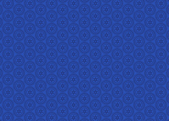 Fototapeta na wymiar Classic traditional seamless pattern in blue. Geometric abstract background for packaging, Interior design, textile, wrapping gifts, stationery, fabric, and so on.