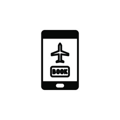 Booking, Ticket, Order Solid Line Icon Vector Illustration Logo Template. Suitable For Many Purposes.