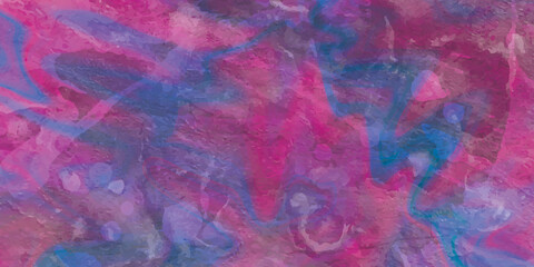 Fantasy smooth light pink, purple shades and blue watercolor paper textured illustration for grunge design.abstract light graphic background.