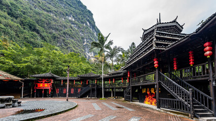 Yangshuo Butterfly Spring Park Scenic Spot in Guilin, Guangxi, China