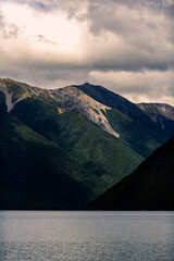 Mountain scenery in New Zealand