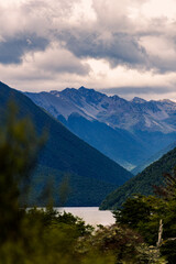 Mountain scenery in New Zealand