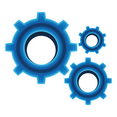 gears machine realistic technology