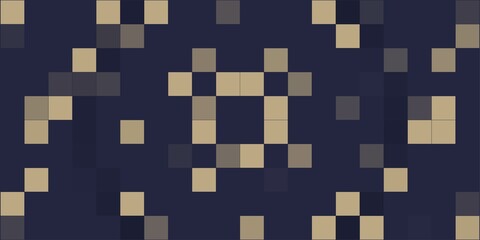 Elegant white line silver element on black color background with sparkle and hexagon texture