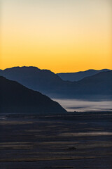 Mountain scenery in New Zealand
