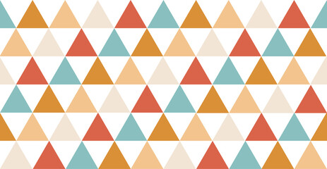 Fototapeta na wymiar A Colorful triangle background. A pattern illustration.