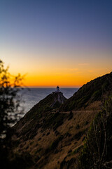Lighthouse near the ocean