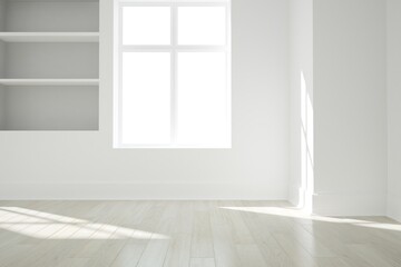 Modern interior design. 3D illustration