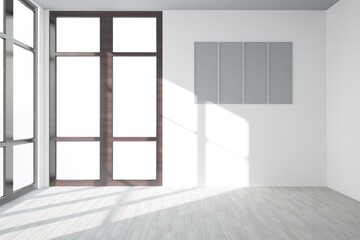 Modern interior design. 3D illustration