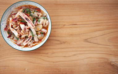 Stir Fried Squid with Basil