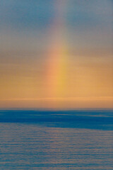 Obraz premium Rainbow over the ocean