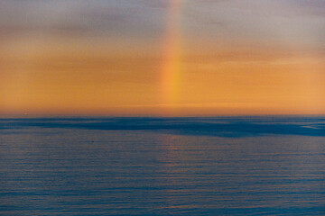Fototapeta premium Rainbow over the ocean