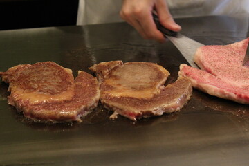 鉄板焼 / Kobe beef