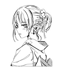 GIRL ANIME WITH KIMONO JAPAN