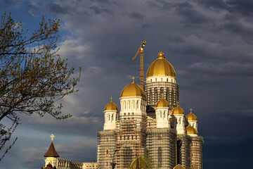 People's Salvation Cathedral, the biggest Christian orthodox cathedral under construction in...