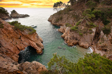 cliffs of moher at sunset