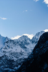 Mountain landscape in New Zealand