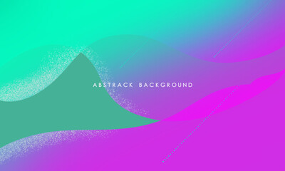 Minimal background geometric. blue, orange, pink gradient dynamic shape