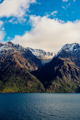 Mountain landscape in New Zealand