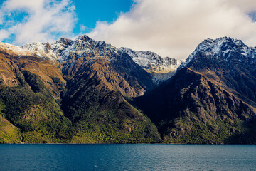 Mountain landscape in New Zealand