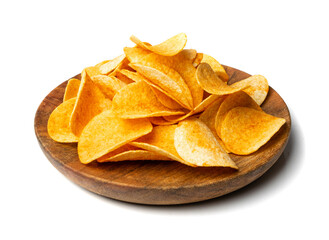 Potato Chips on Black