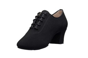 Women's shoes for dancing on a white isolated background