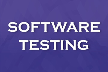 Software testing. Concept based background