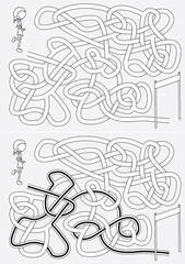 Runner maze