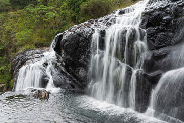 Baker's Falls, Horton Plains national park, Sri Lanka