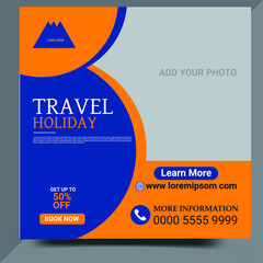 Modern Social Media Post Design Template 