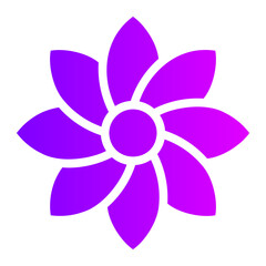 flower gradient icon