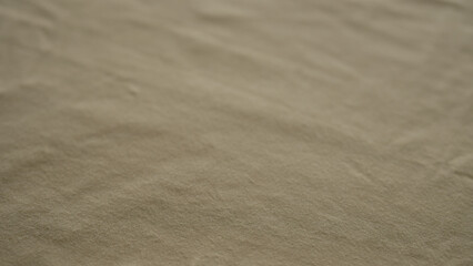 Fototapeta premium closeup shot of yellow cotton fabric