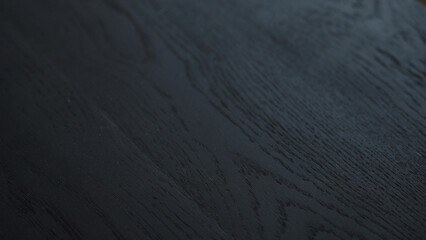 shot of black oak wood surface