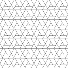 Seamless geometric pattern in white background. Simple vector illustration.