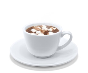 ココア イラスト リアル マシュマロ