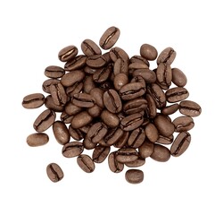 コーヒー豆 珈琲豆 イラスト リアル 俯瞰