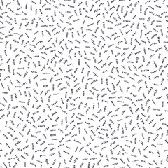 Black and white seamless pattern in polka dot style. Cute simple print for textiles, packaging, home decor, kids clothes, t-shirts, dresses. Vector illustration.