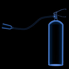 Obraz premium X-ray fire extinguisher