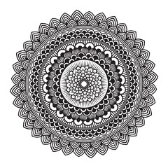 Beautiful mandala art, Vector mandala design, Mandala artwork, Black and white mandala art, 
