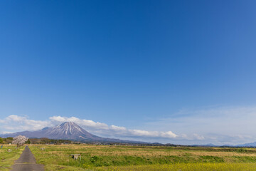Obraz premium 日本の鳥取県の美しい大山