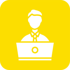 Online Learning Vector Icon Design Illustration