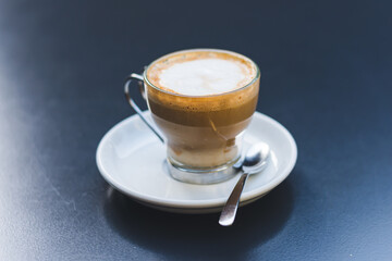 Cup of coffee on the table