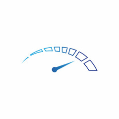 Speedometer vector graphic design illustration template
