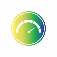 Speedometer vector graphic design illustration template