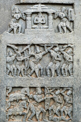 18 December 2021, Dawanagere, Karnataka, India, Harihareshwara Temple at Harihar, Hindu temple.
