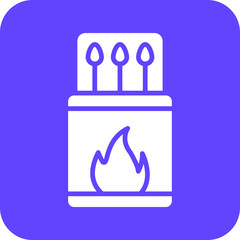 Match box Vector Icon Design Illustration
