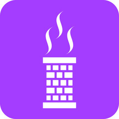 Chimney Vector Icon Design Illustration